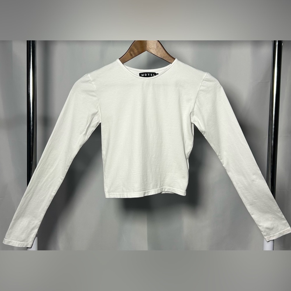 Motel Rocks White Long Sleeve Top